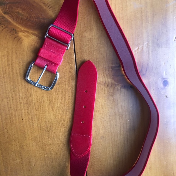 Red baseball belt - Picture 2 of 4